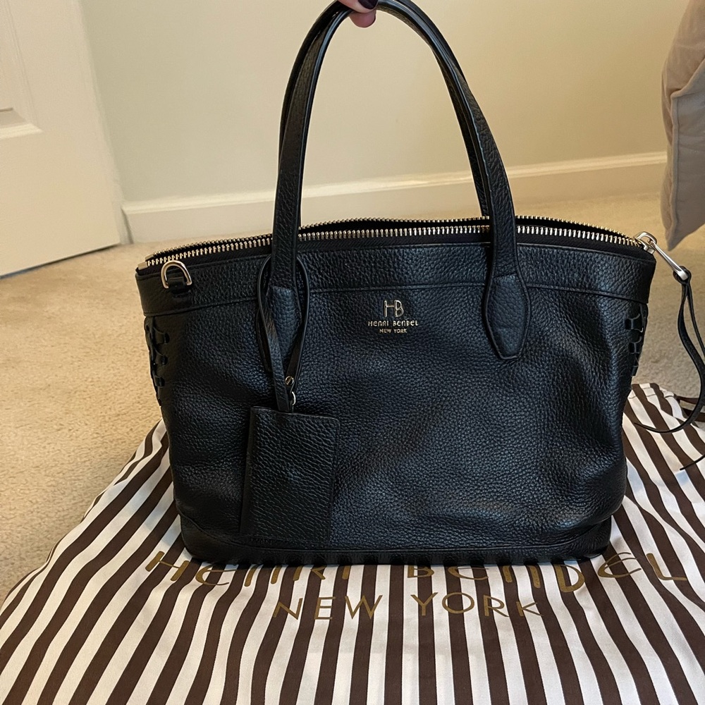 Henri Bendel Noho Laced Gusset Handbag